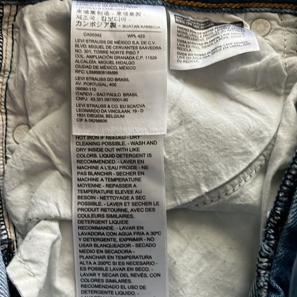 Levi’s Premium Denim Wedgie High Rise Size 27 - Picture 12 of 16